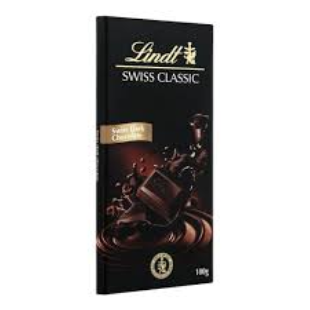 LINDT SWISS CLASSIC DARK CHOCOLATE 100G
